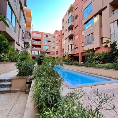Bel Appartement à Marrakech en Résidence avec Piscine - Fibre & Netflix