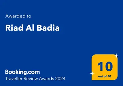 a screenshot of the rid al baba trailer review awards at Riad Al Badia in Marrakech