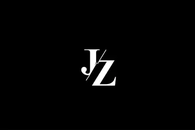 a black and white logo with the letter z at Riad Hostel JAD ZIAD in Marrakech