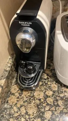 a coffee maker sitting on top of a counter at Bel appart wifi balcon et parking Marrakech centre in Marrakech