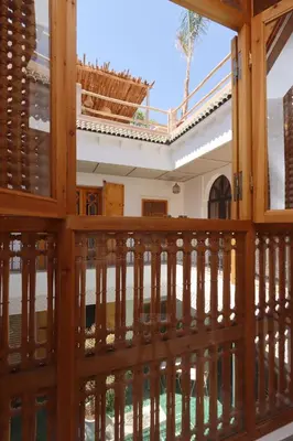 a view from the balcony of a house at Riad Darchica in Marrakech