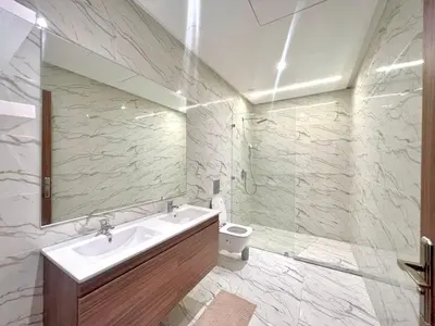a bathroom with a sink and a toilet at LUXURY Villa Argane 5 BDR -ONLY FAMILYS in Marrakech