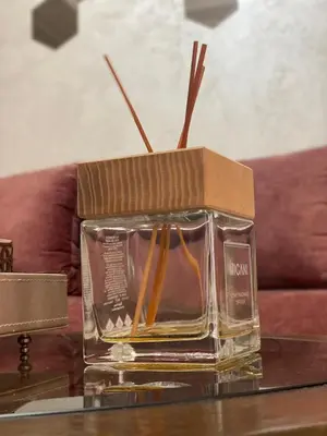 a vase with a box on top of a table at Luxury apart à Gueliz Marrakech in Marrakech