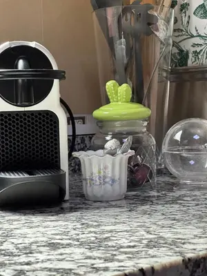 a kitchen counter with a toaster and a mixer on it at Appartement Zazat in Marrakech