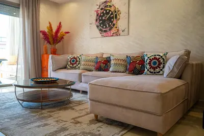 Gallery image of Magnifique appartement moderne de 2 chambres avec piscine à 10 min du centre de Marrakech in Marrakech