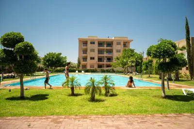 Gallery image of Magnifique appartement moderne de 2 chambres avec piscine à 10 min du centre de Marrakech in Marrakech