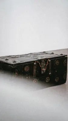 a black box sitting on top of a table at Riad KRÈME in Marrakech