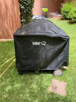 a black tent sitting on the grass in the yard at Villa Gioia et Luna Garden City-Services All-inConciergerie in Marrakech