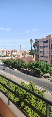 a view of a city street with buildings and a road at Marrakech -giliz in Marrakech