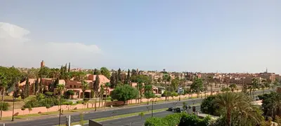 a view of a street in a city at dar rita in Marrakech