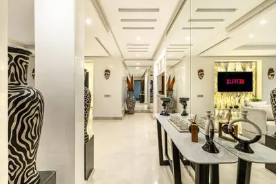 a store with a bunch of vases on display at Luxury 2-Bedroom Apartment in City Center Jacuzzi & Heated Pool in Marrakech