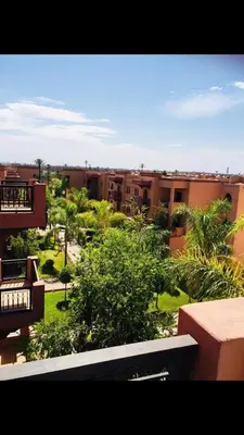 a view from a balcony of a building at مراكش in Marrakech