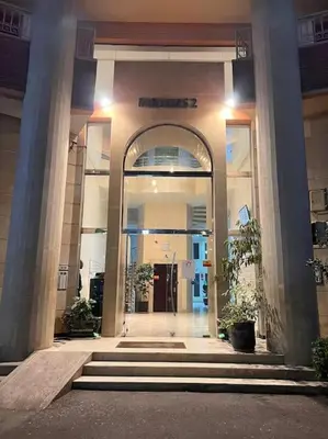 an entrance to a building with stairs in front at Résidence Miramas 2 - C5 in Marrakech
