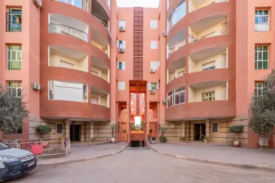 an external view of an apartment building at VISTA HOLIDAYS Warda A31 in Marrakech