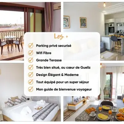 Cosy cocon au coeur de Gueliz-Parking gratuit