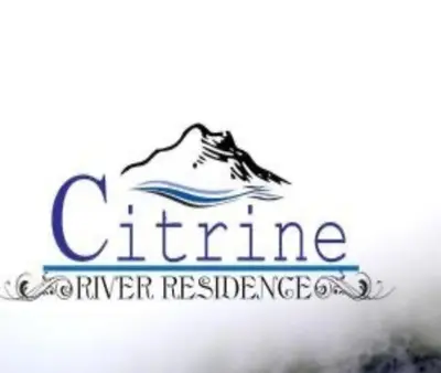 a mountain logo maker for a river restoration company at La Citrine appartement de haut standing in Marrakech