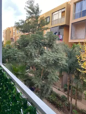 a tree in front of a building at Appartement Idéal pour Votre Séjour in Marrakech