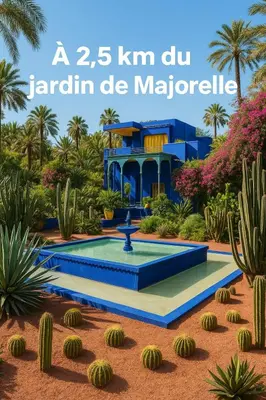 a km oil garden de marocle at RIAD Marrakech zina in Marrakech