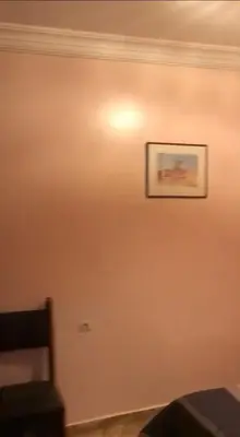 a painting on a wall with a picture on it at marrakech residential in Marrakech