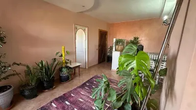 a room with a bunch of plants in it at Gueliz Boutique Apartment in Marrakech