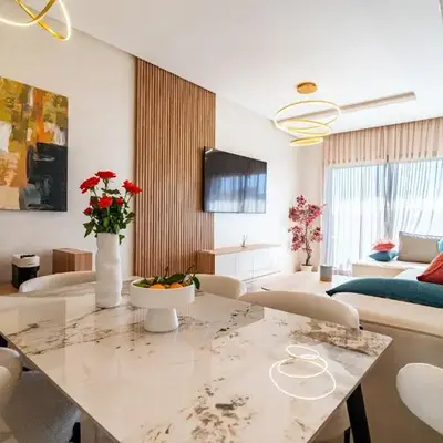 Orange apartment