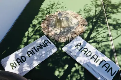 a sign that reads pararmaarmaarma at Riad de charme Aïtana au cœur de la Médina in Marrakech
