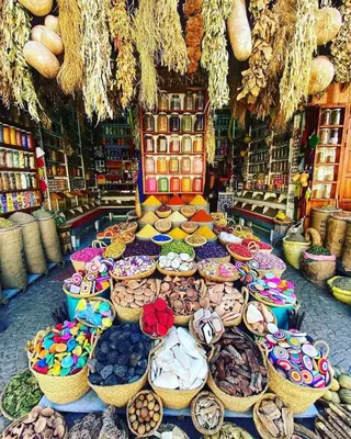 a store filled with lots of different types of food at Place To Be Marrakech Downtown in Marrakech