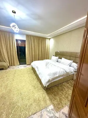 a hotel room with a bed and a window at Villa De Luxe Marrakech Targa in Marrakech