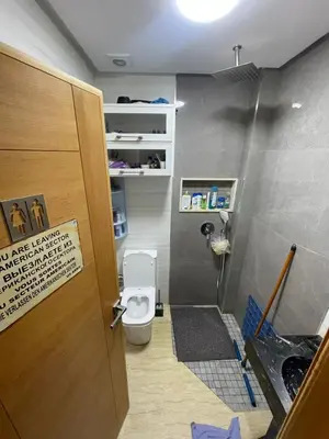 a bathroom with a toilet in a room at Sultana in Marrakech
