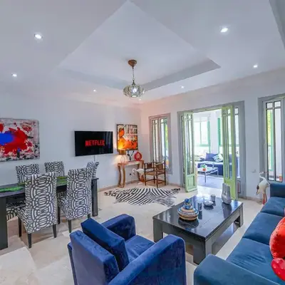 Luxury Apartment with Pool Large Terrace & Balconies in Hivernage Marrakech