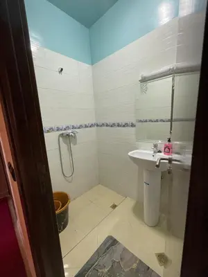 a bathroom with a toilet and a sink at Jasmine house in Marrakech in Marrakech