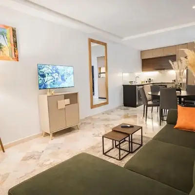 Appartement 2 chambres à Guéliz avec terrasse et parking