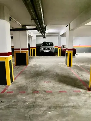 a car is parked in a parking garage at Perfect pied-à-terre 1ch in Gueliz in Marrakech