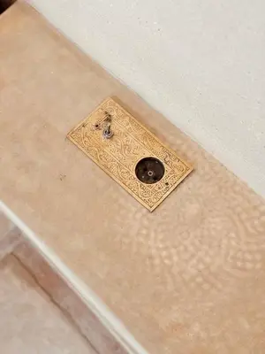 a metal plate on the top of a ceiling at Momo House- Riad Zaza in Marrakech