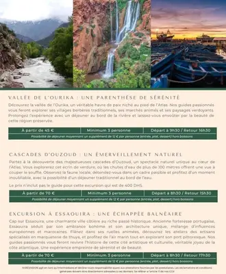 a screenshot of a website with a waterfall at M REVASION Elegant Luxury Stays in the Center of Marrakech in Marrakech