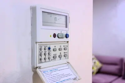 an electronic machine is attached to a wall at Residence Jnan Atlas gueliz in Marrakech