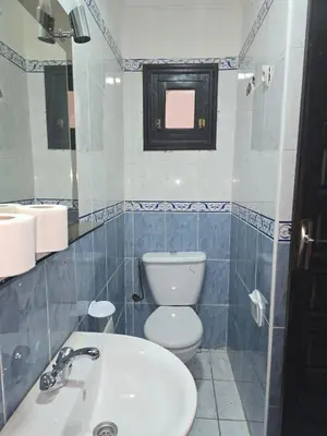 a bathroom with a toilet and a sink at Riad Zaitone 146 in Marrakech
