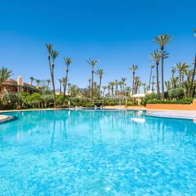 Palmeraie vintage apartment with pool
