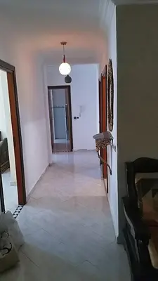 a hallway of a house with a room with at Marrakech Allal El Fassi in Marrakech