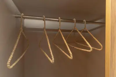 a group of four ropes hanging from a pole at appartement luxe golf prestigia in Marrakech
