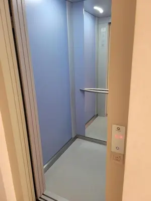 an empty room with a door and a walk in closet at Beautiful apartment with children's pool in Marrakech