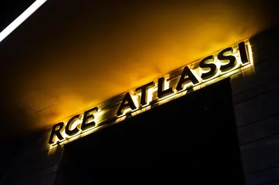 a neon sign that reads rise alkalis on a building at Chill Repeat Designer 2BR 2BA In Central Gueliz in Marrakech