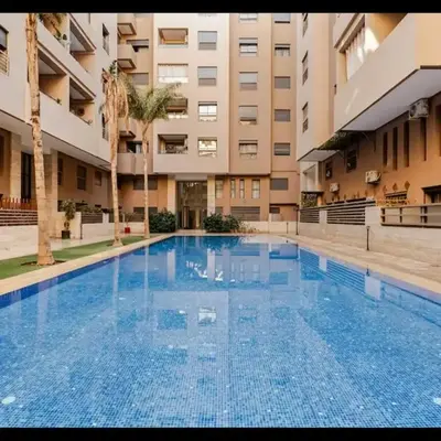 Appartement Moderne Centre Gueliz Sunny Pool PS4 & Wi-Fi