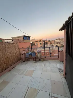 a view from the roof of a building at studio chez l'habitant in Marrakech
