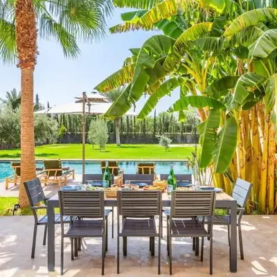 Villa Amelkis avec Piscine - 4 suites de luxe à Marrakech