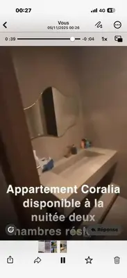 a page of a website with a picture of a sink at Bel appartement neuf in Marrakech