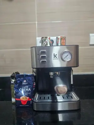 a coffee maker sitting on top of a counter at the Heart of Marrakech Your Private Oasis in Marrakech