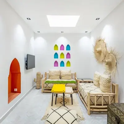 Casa Coloré terrace and bohemian charm