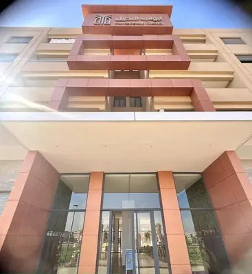 a rendering of a building with the number on it at Palmeraie Gates 2 chambres Piscine et Parking in Marrakech
