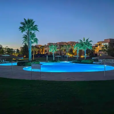 VIVASTAY Marrakech - Prestigia Topaze- Terrace overlooking garden & pool